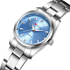 Montre à Quartz Étanche pour Femmes Lazada Bracelet en Acier Inoxydable - Bleu — ECO