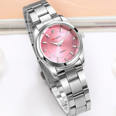Montre à Quartz Étanche pour Femmes Lazada Bracelet en Acier Inoxydable - Rose — ECO