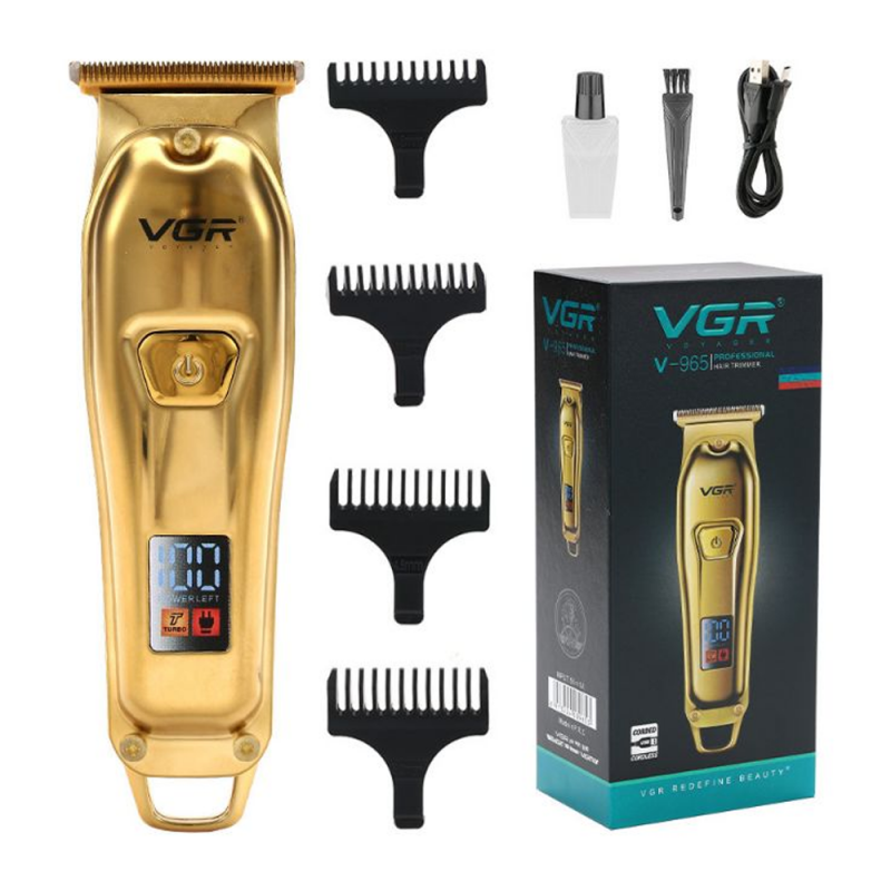 Tondeuse à Cheveux Electrique Sans Fil Avec Nouveau Design OEM VGR V-965 Tondeuse à Cheveux Electrique Sans Fil Avec Nouveau Design OEM VGR V-965