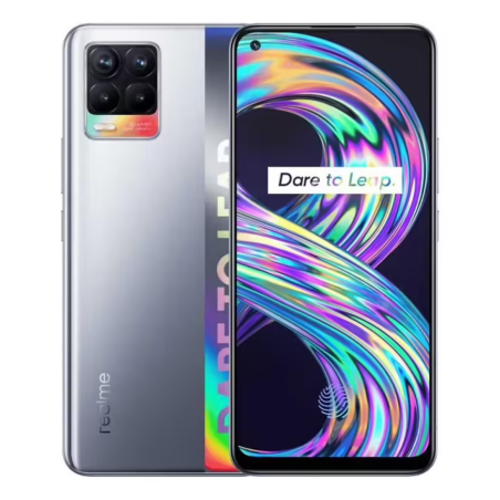 Realme 8 6+128 Go - Cyber Noir - Grade A avec Boîte et Accesoires — Reconditionné Garanti 12 mois · Smarty Paris