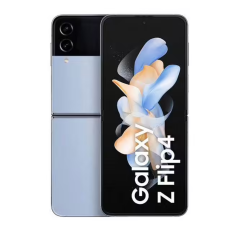 Samsung Galaxy Z Flip4 5G 128 Go Bleu - Grade A — Reconditionné Garanti 12 mois · Smarty Paris