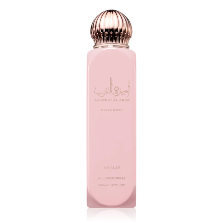 Eau de Parfum Lattafa Asdaaf Ameerat Al Arab Prive Rose spray corporel - pour femme - 150ml · Smarty Paris Beauté