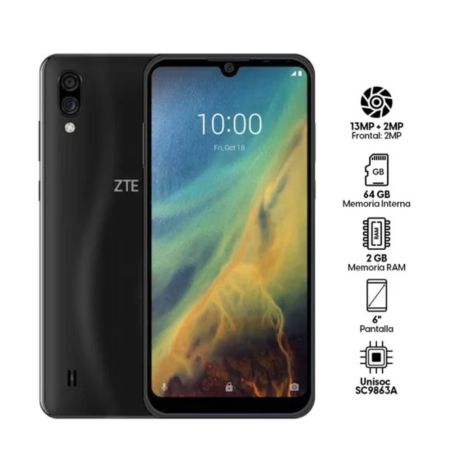 ZTE Blade A5 2020 32 Go Noir avec Boîte - Gra | -37% au lieu
