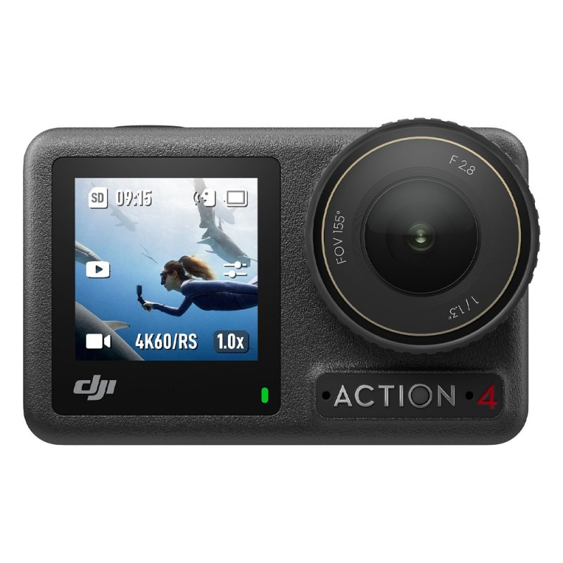 DJI Osmo Action 4 Standard Combo Action Camera – Black DJI Osmo Action 4 Standard Combo Action Camera – Black