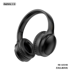Casque sans fil Pliable 800 mAh REMAX RB-605HB - 66H d'Autonomie - Charge en 3H - Noir — REMAX · Smarty Paris 18e