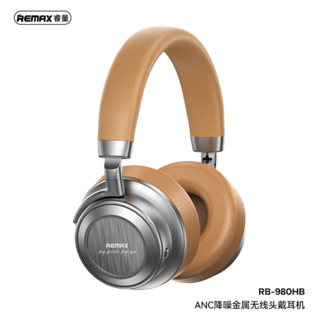 Casque sans fil 800 mAh REMAX RB-980HB avec Réduction de Bruit Active (ANC) - en métal - 70H d'Auton… — REMAX · Smarty Paris 18e
