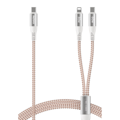 Câble Type-C / Type-C + Lightning 2-en-1 Tressé de Charge Rapide 65W Gradient Lumineux Série Fantasy… — REMAX · Smarty Paris 18e