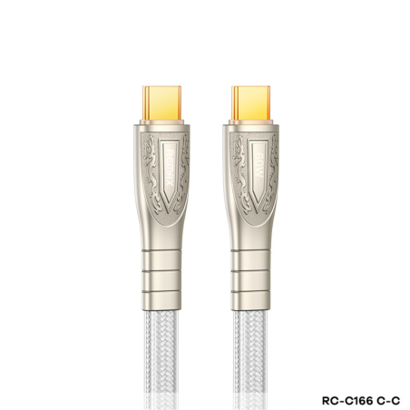 Câble Type-C / Type-C en Alliage Zinc Tressé de Charge Rapide 60W REMAX Prime Series RC-C166 - 1.2M … — REMAX · Smarty Paris 18e