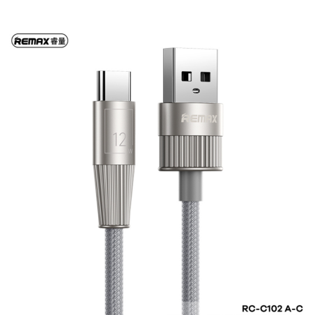 Câble USB / USB-C en Alliage de Zinc Tressé avec Charge Rapide 2.4A REMAX Infinity Series RC-C102 - … — REMAX · Smarty Paris 18e