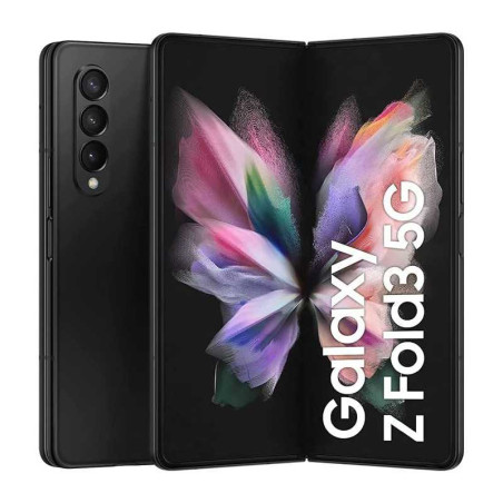 Samsung Smartphone Galaxy Z Fold3 5G – 256GB Black Grade AB · Refurbished