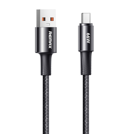 Câble USB / USB-C en Alliage d'aluminium Tressé avec Charge Rapide 66W REMAX Série Fonsu RC-C099 - 1… — REMAX · Smarty Paris 18e