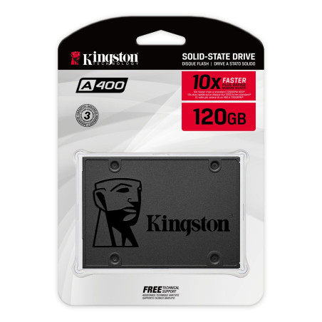 Disque Dur SSD Kingston A400 SATA 2,5" 120 Go | -41% au lieu