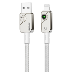 Câble USB / Lightning en Alliage d'aluminium tressé avec Charge Rapide 3A REMAX Swift C32 - 1.2M - B… — REMAX · Smarty Paris 18e