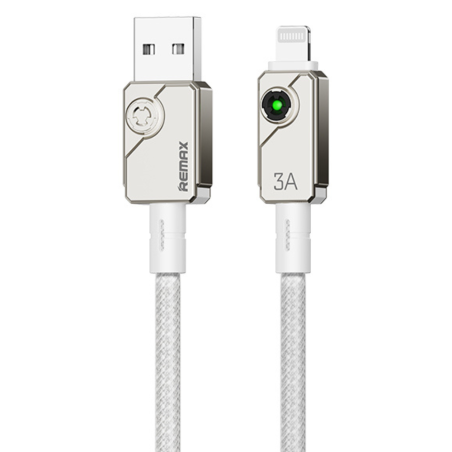 Câble USB / Lightning en Alliage d'aluminium tressé avec Charge Rapide 3A REMAX Swift C32 - 1.2M - B… — REMAX · Smarty Paris 18e