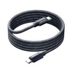 Type-C / Type-C 65W Lumière en Alliage d'aluminium tressé avec Charge Rapide REMAX CB01(C-C) - 1.2M … — REMAX · Smarty Paris 18e