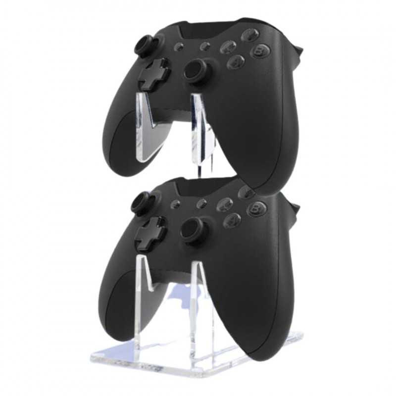 Support de contrôleur de jeu ECO en acrylique – Double rangement transparent