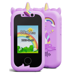 Jouet Smartphone KP08 Licorne - Écran IPS - Double Caméra Pour Enfants - Violet · Smarty Paris