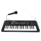 Piano électronique pour enfants 37 touches multifonction rechargeable + microphone -Noir · Smarty Paris