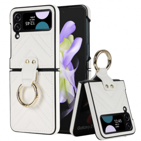 Coque Protection - Samsung Galazy Z Flip - Blanc Effet Matelassé — ECO · Smarty Paris 18e