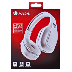 Casque Sans Fil NGS Artica Wrath Avec Microphone - Blanc — NGS · Smarty Paris 18e