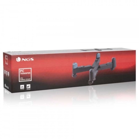 Support NGS PC Transfer Base Réglable avec Roulettes Pivotantes - Noir