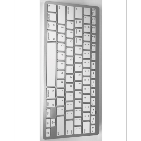 Clavier Bluetooth Ultra Slim Anglais QWERTY - Argent — ECO · Smarty Paris 18e