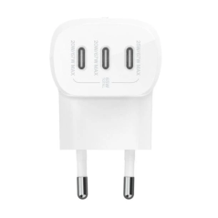 Adaptateur Secteur / Câble USB-C / USB-C - 3 USB-C BELKIN 67W - WCC002vf2MWH-B6 — Belkin · Smarty Paris 18e