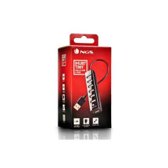 NGS iHub7 Tiny 7-Port USB Hub Black | Smarty