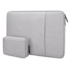 Sac Intérieur pour MacBook / PC Portable 15.4" à 16.2" - Devia Justyle Business - Gris clair — Devia · Smarty Paris 18e