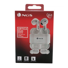 NGS Artica Duo White Bluetooth Earbuds | Smarty