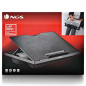 Laptop stand NGS Lapnest 15.6" with cushions – Black Laptop stand NGS Lapnest 15.6" with cushions – Black