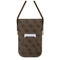 Pochette pour téléphone portable 4G Cord Script Guess GUOWBP4SNSW – Marron — Accessoire · Smarty Paris 18e