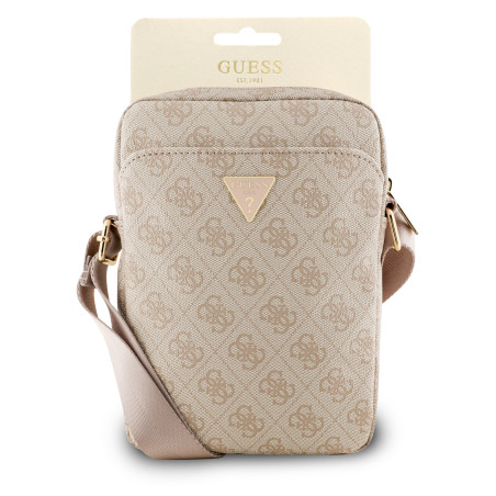 Sac bandoulière pour tablette 4G PU Triangle Logo Guess GUTB8P4GFTSP – 8" Rose — Accessoire · Smarty Paris 18e