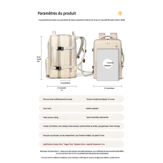 Sac Imperméable en Nylon pour Ordinateur 32x27x45cm Noir — Eco-Solution · Smarty Paris 18e