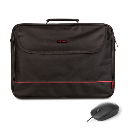 Ensemble de Sac pour Ordinateur Portable et Souris Sans Fil Fog Black 15.6" - NGS MASTERKITBLACK - Noir — NGS · Smarty Paris 18e