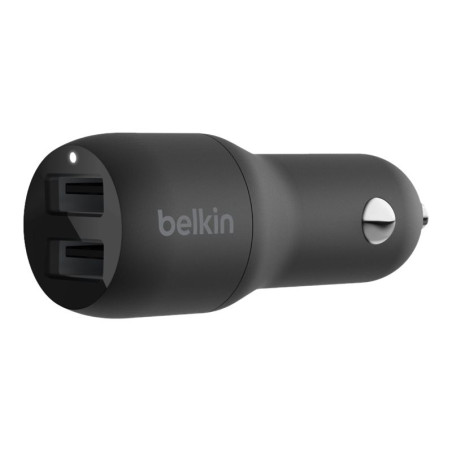 Chargeur Allume-Cigare BELKIN 2 Ports USB 24W - CCB001BTBK — Belkin · Smarty Paris 18e