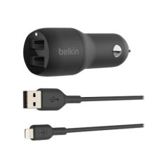 Kit Chargeur Allume-Cigare BELKIN 2 Ports USB avec Câble MicroUSB 24W — Belkin · Smarty Paris 18e