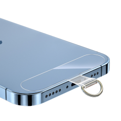 Patch Universel pour Lanière de Téléphone avec Anneau D en Métal - Transparent — ECO · Smarty Paris 18e