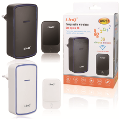 Sonnette Sans Fil avec Prise LinQ W0257 - Bla | Smarty Paris