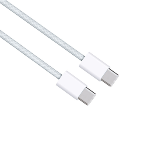 Câble USB‑C/USB-C Nylon Tressé 60 W - 1M MQKJ3ZM/A - Vrac (Apple) — Apple · Smarty Paris 18e