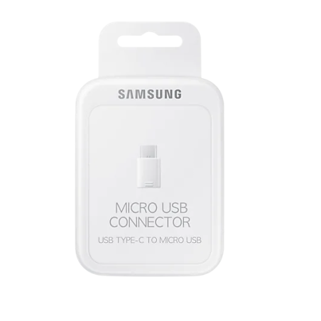 Adaptateur Micro USB/Type-C Samsung Blanc - Retail Box (Origine)