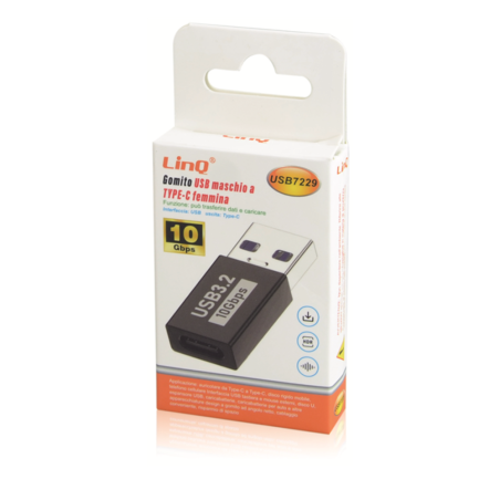 Adaptateur USB vers TYPE-C LinQ USB7229 — LinQ · Smarty Paris 18e