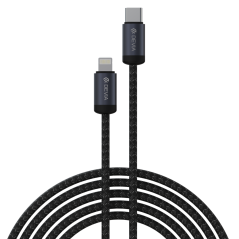 Câble Type-C / Lightning - Devia Gracious Série - PD 27V 3A 1m- Noir — Devia · Smarty Paris 18e