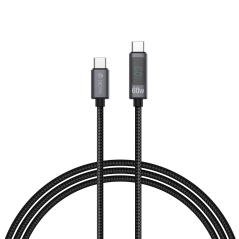 Câble USB Type-C vers USB Type-C Power Delivery 60W Métal avec Affichage Digital Devia Extreme Speed… — Devia · Smarty Paris 18e