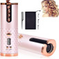 Ensemble de Fer à Friser Automatique en Céramique avec Ion Négatif - Rose · Smarty Paris
