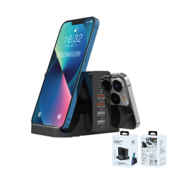 Station de Charge 6 Ports - Devia - Type-C 65W + 30W + USB 30W + 15W*3 — Devia · Smarty Paris 18e