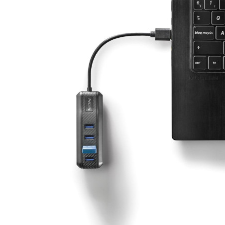 HUB USB 2.0 Ultra Slim Avec 4 Ports - Noir - NGS — NGS · Smarty Paris 18e
