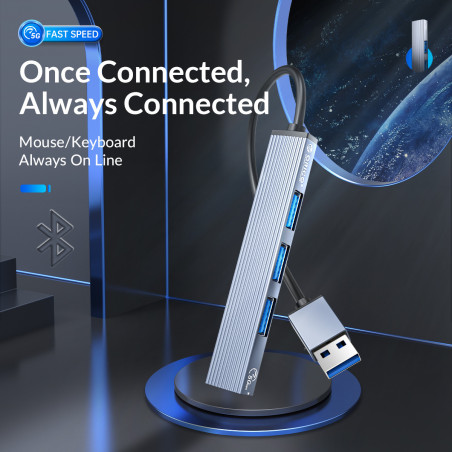 Adaptateur HUB USB-A vers USB 3.0 4 ports AH-A13 ORICO — Orico · Smarty Paris 18e