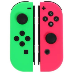 Paire de Manettes Joy-Con Switch Nintendo Vert Rose · Smarty