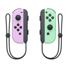Paire de Manettes Joy-Con Switch Nintendo Vert / Violet Pastel · Smarty Paris